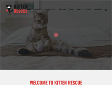 Tablet Screenshot of kittenrescue.org